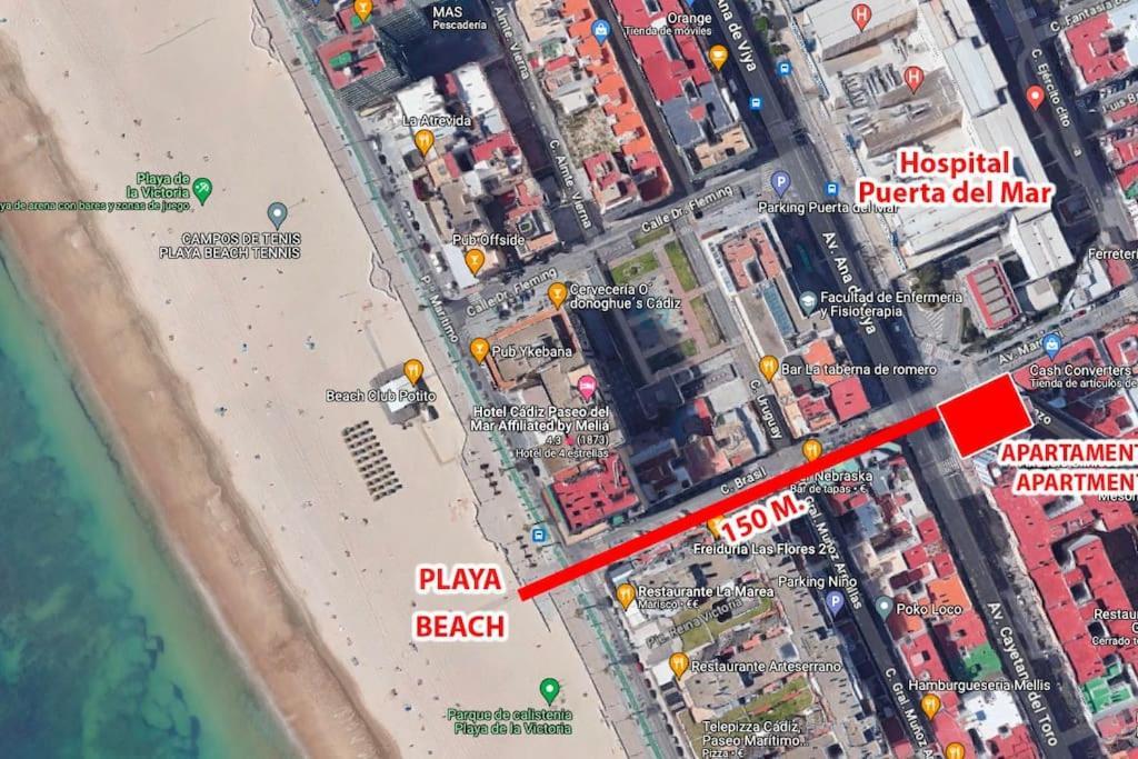 Apartamento Puerta Del Mar Кадис Екстериор снимка